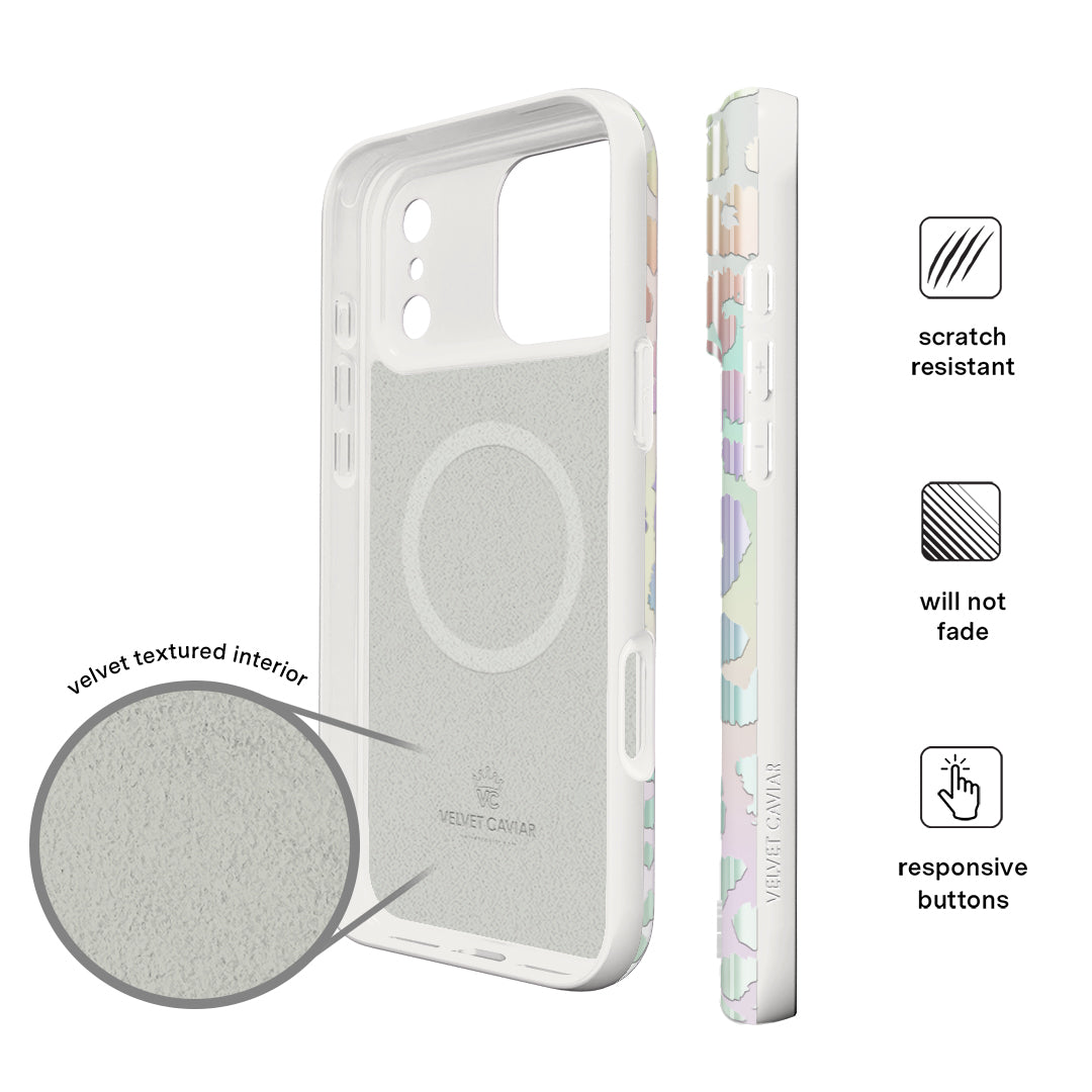 White Opal Leopard iPhone Case - Thumbnail 2