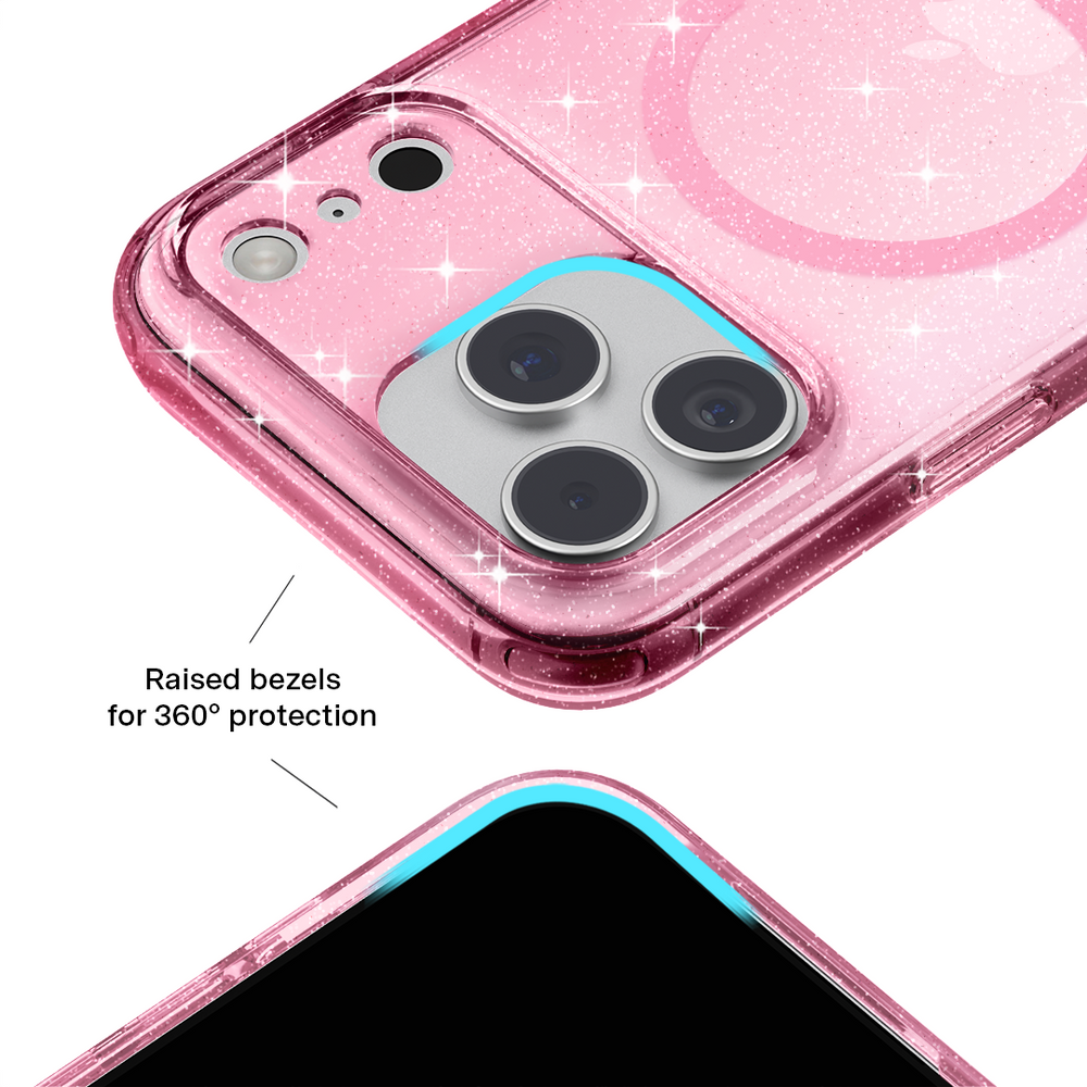 Pink Stardust Glitter iPhone Case