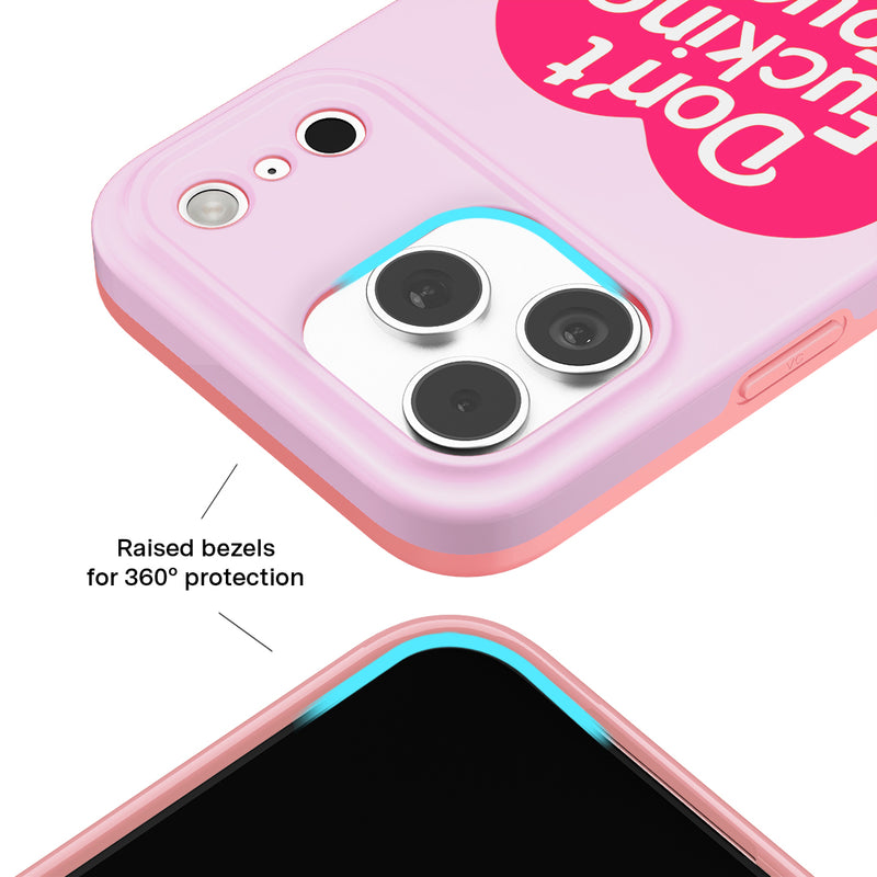 Don't F Touch Me iPhone Case