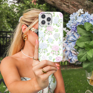 Hydrangea Floral iPhone Case