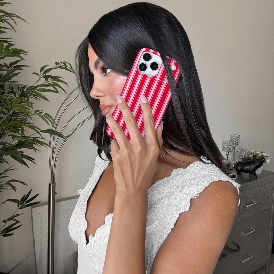 Candy Stripes iPhone Case lifestyle