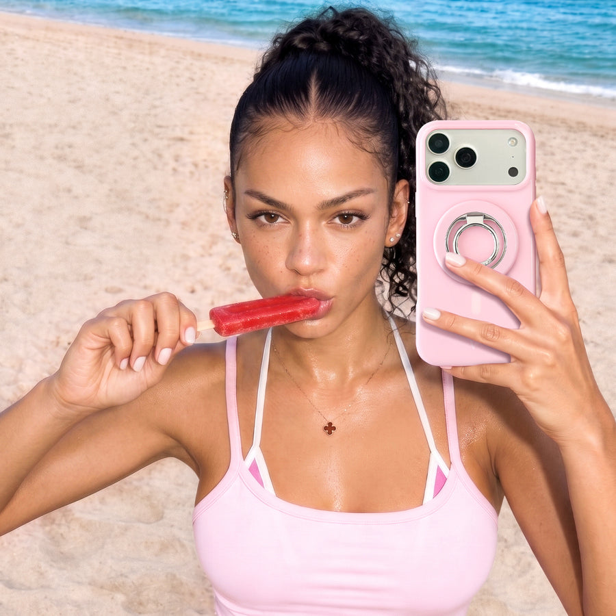 Strawberry Milk Jelly iPhone Case lifestyle