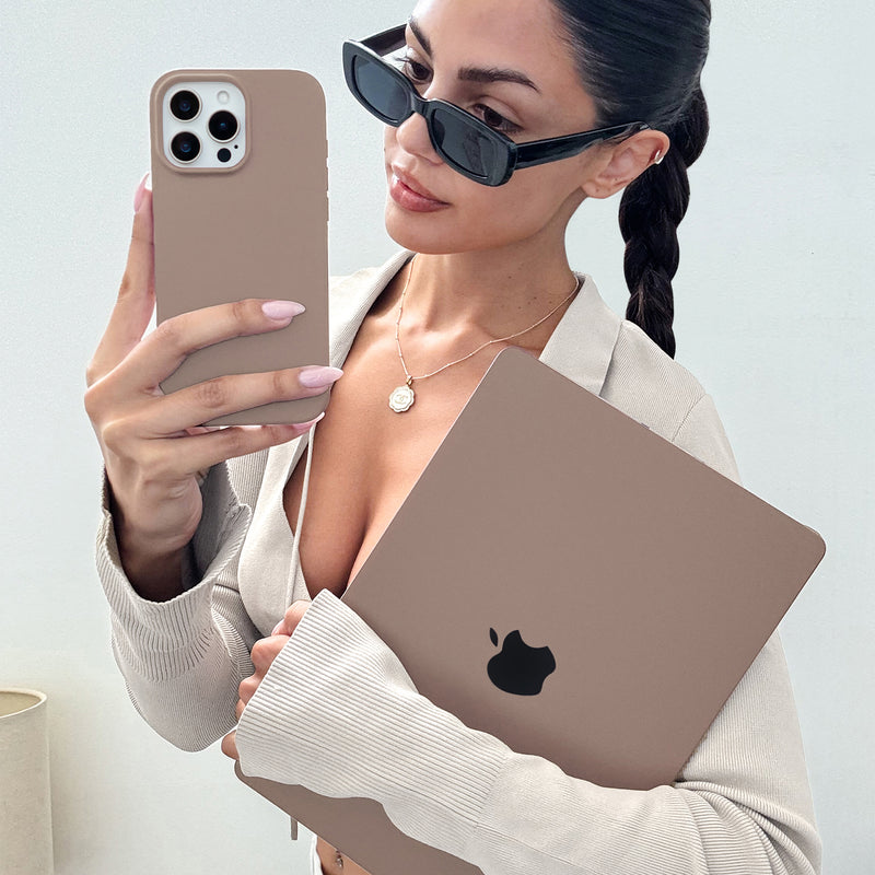 Cashmere Taupe MacBook Case