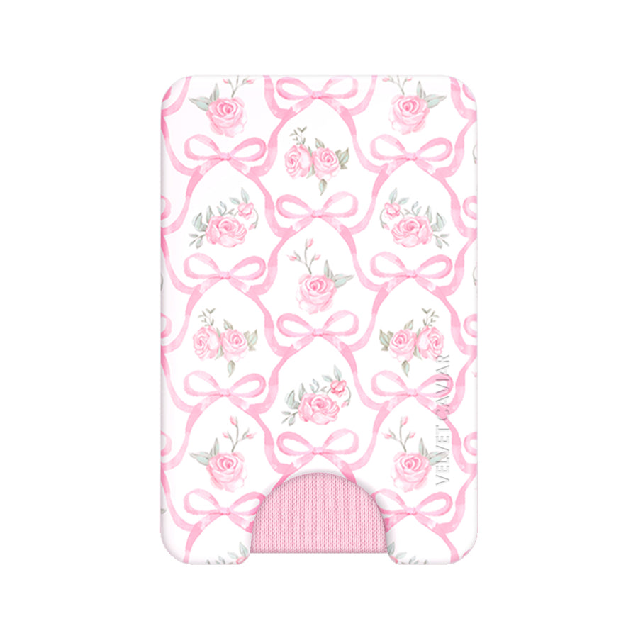Lovely Pink Bows MagSafe Wallet