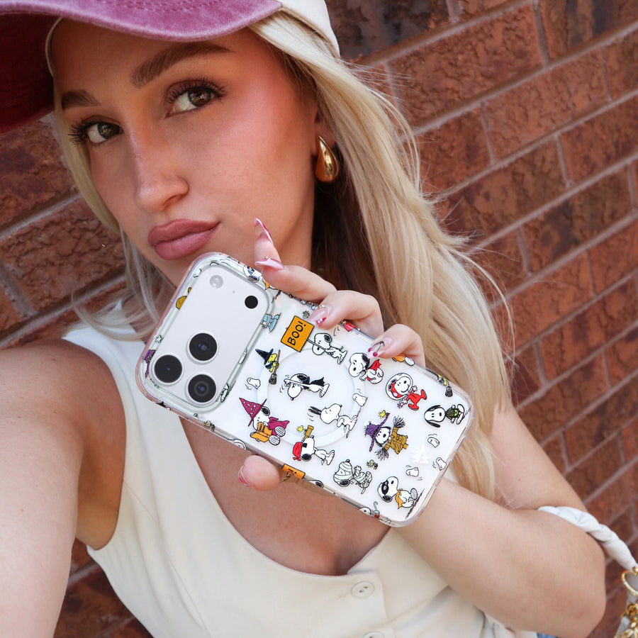 Snoopy Spooky Moods iPhone Case lifestyle
