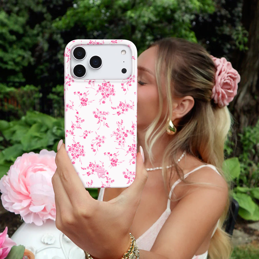 French Rose Floral iPhone Case lifestyle