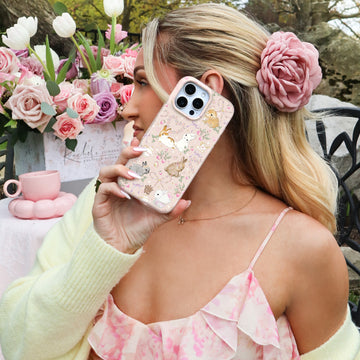 Bunnies & Bows iPhone Case