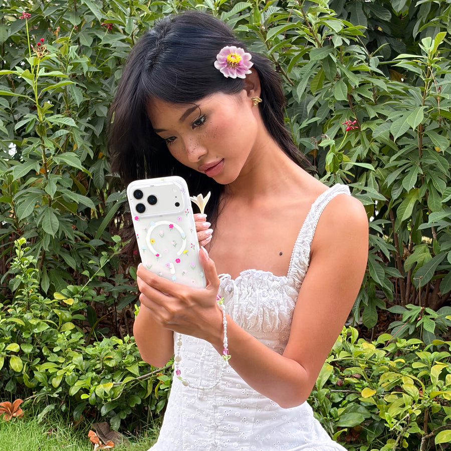 Dreamy Meadow Floral iPhone Case lifestyle