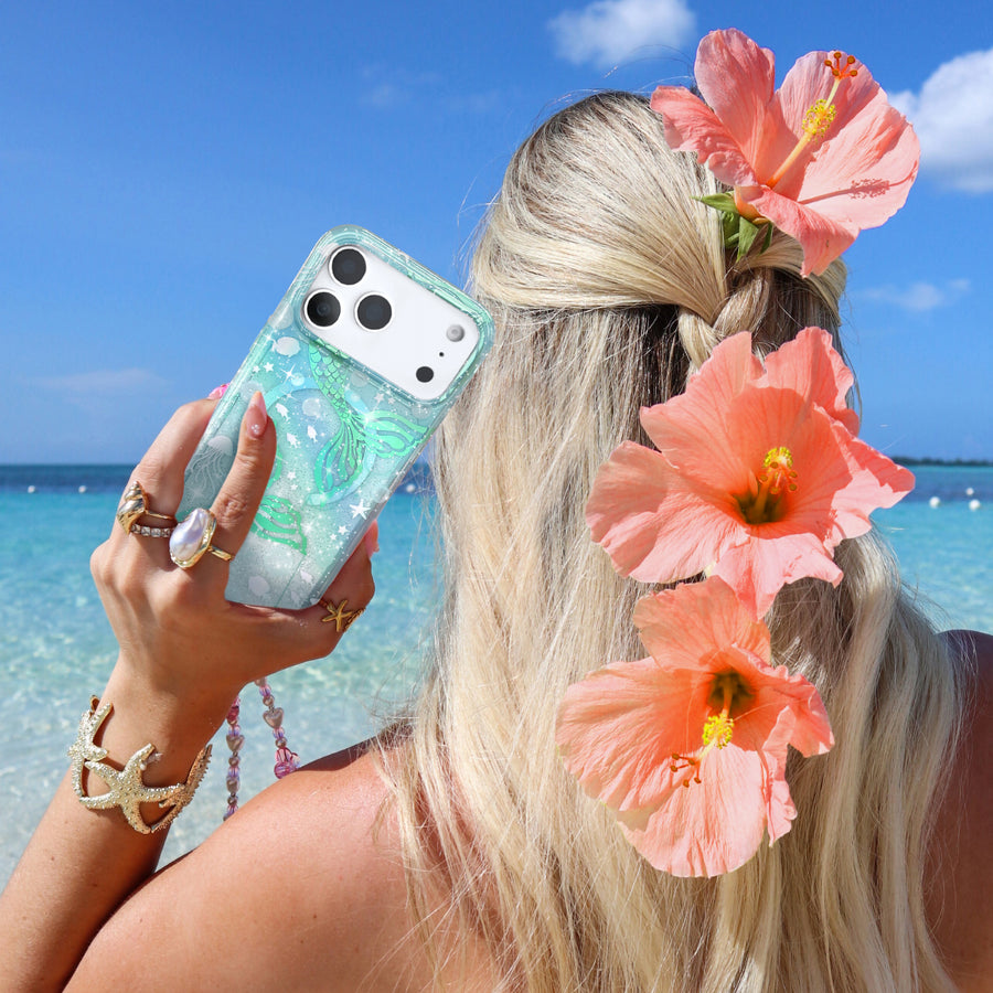 Mermaid Glitter Holo iPhone Case lifestyle