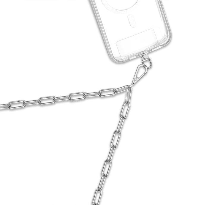 Silver Chain Phone Crossbody Strap