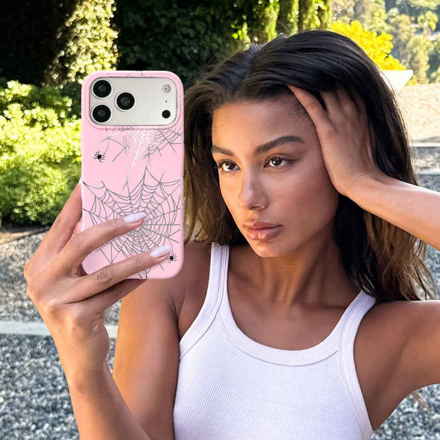 Widows Web Chrome iPhone Case lifestyle