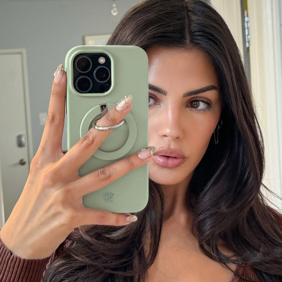 Smoky Sage iPhone Case lifestyle