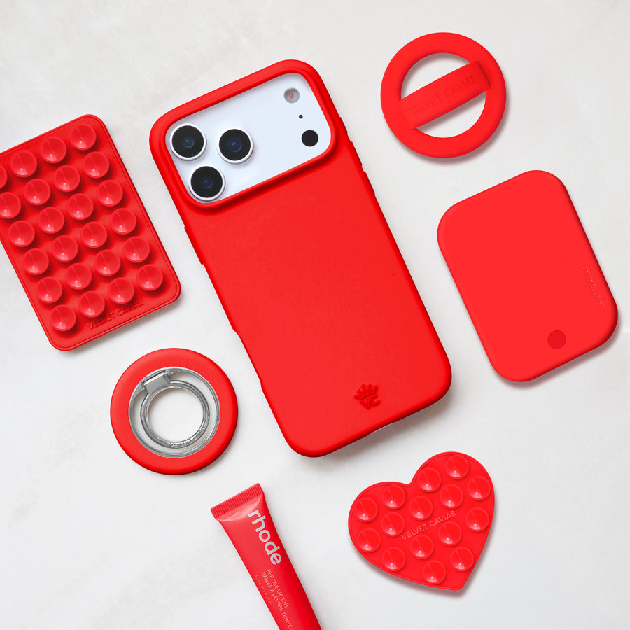 Hot Girl Red iPhone Case lifestyle