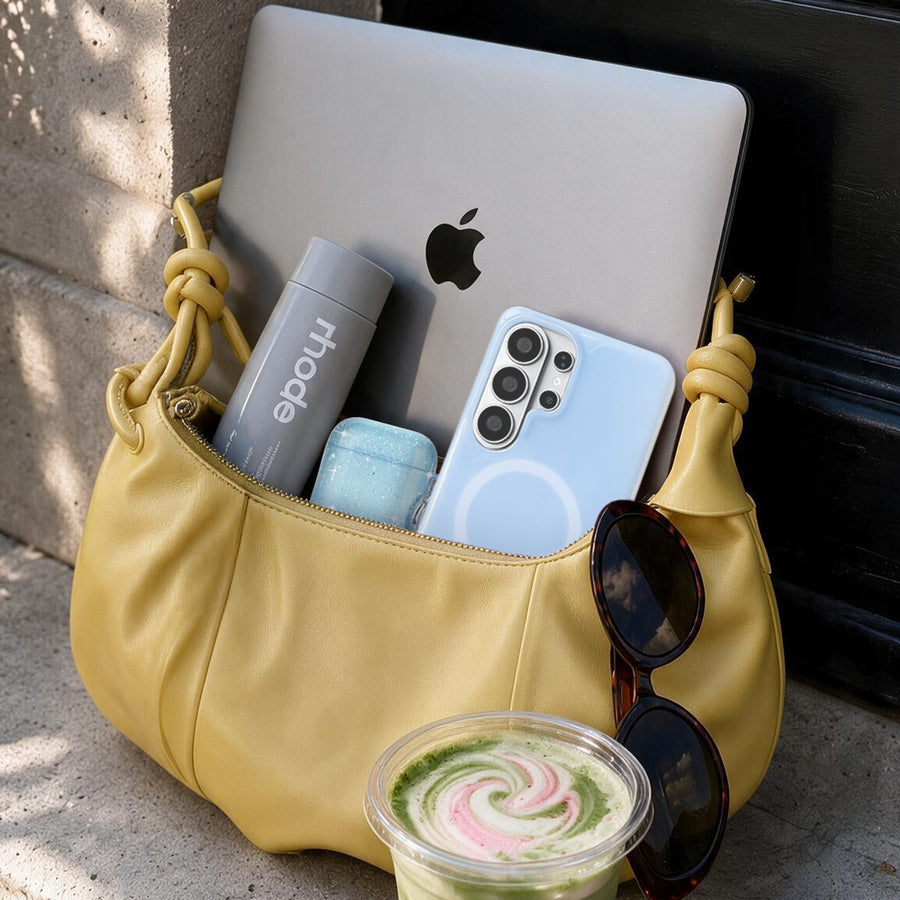 Glacier Blue Jelly Samsung Case lifestyle