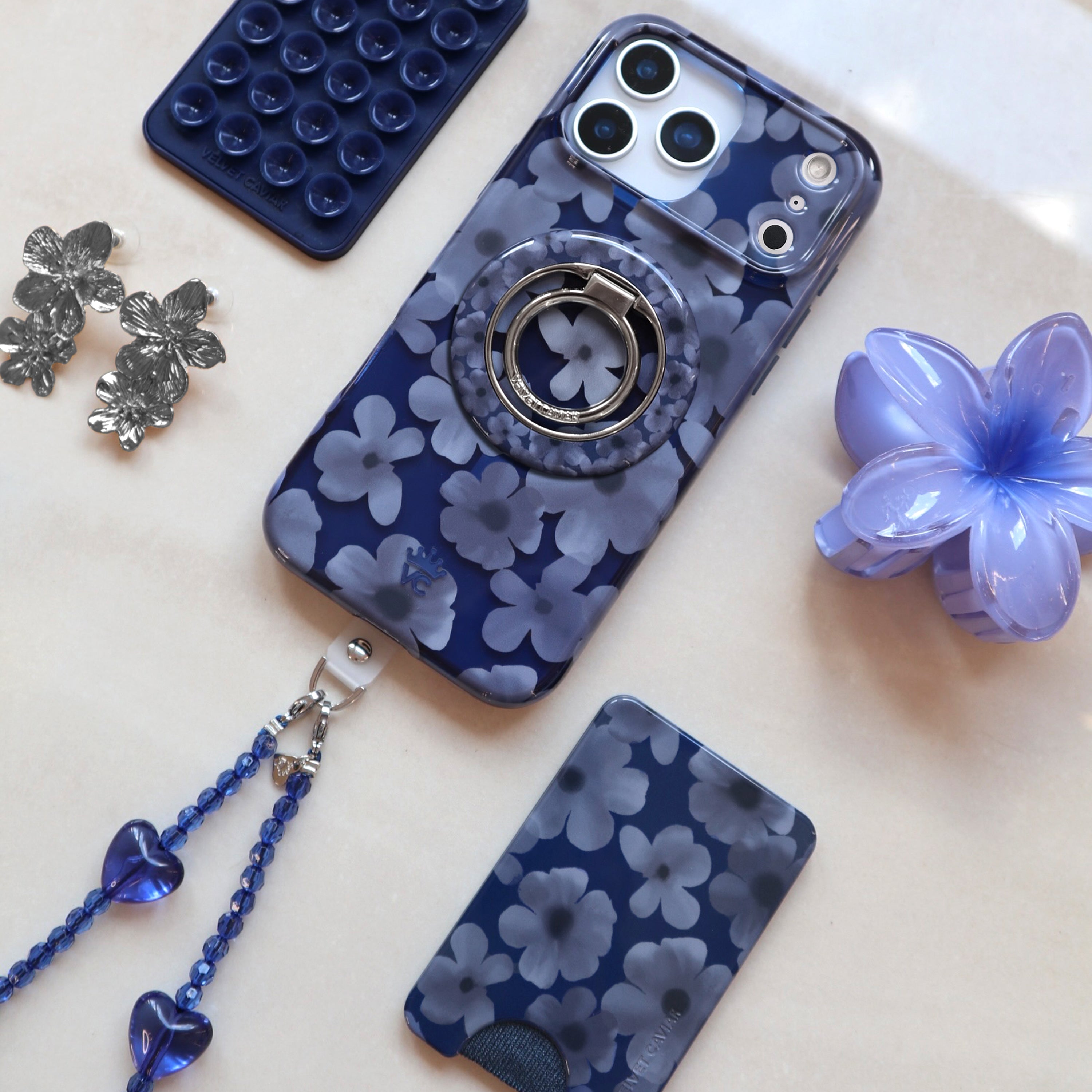 Midnight Blossom MagSafe Grip Ring - Thumbnail 4