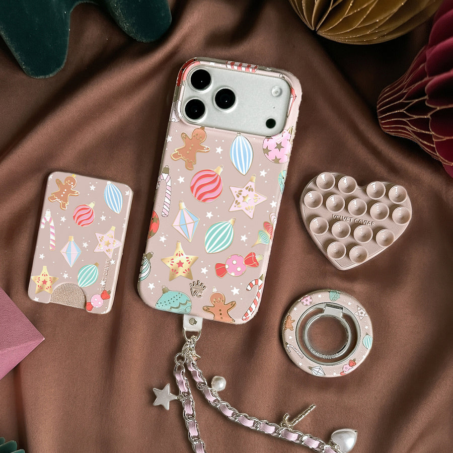 Winter Kiss Ornaments iPhone Case lifestyle