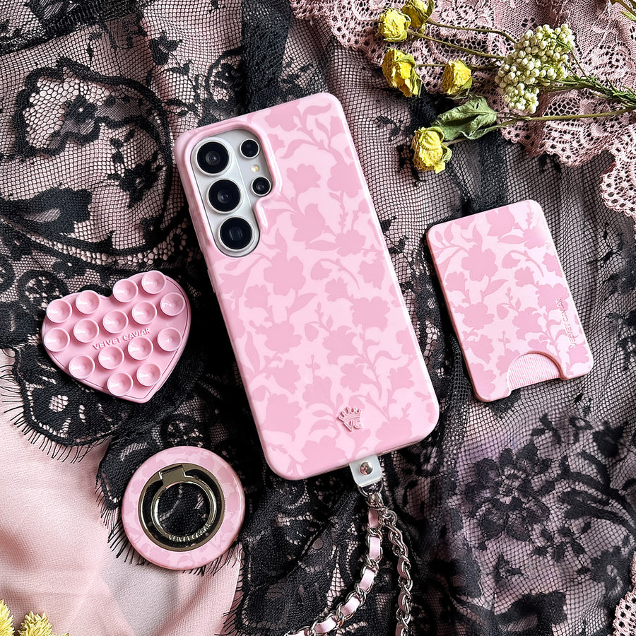 Magical Mauve Floral Samsung Case lifestyle
