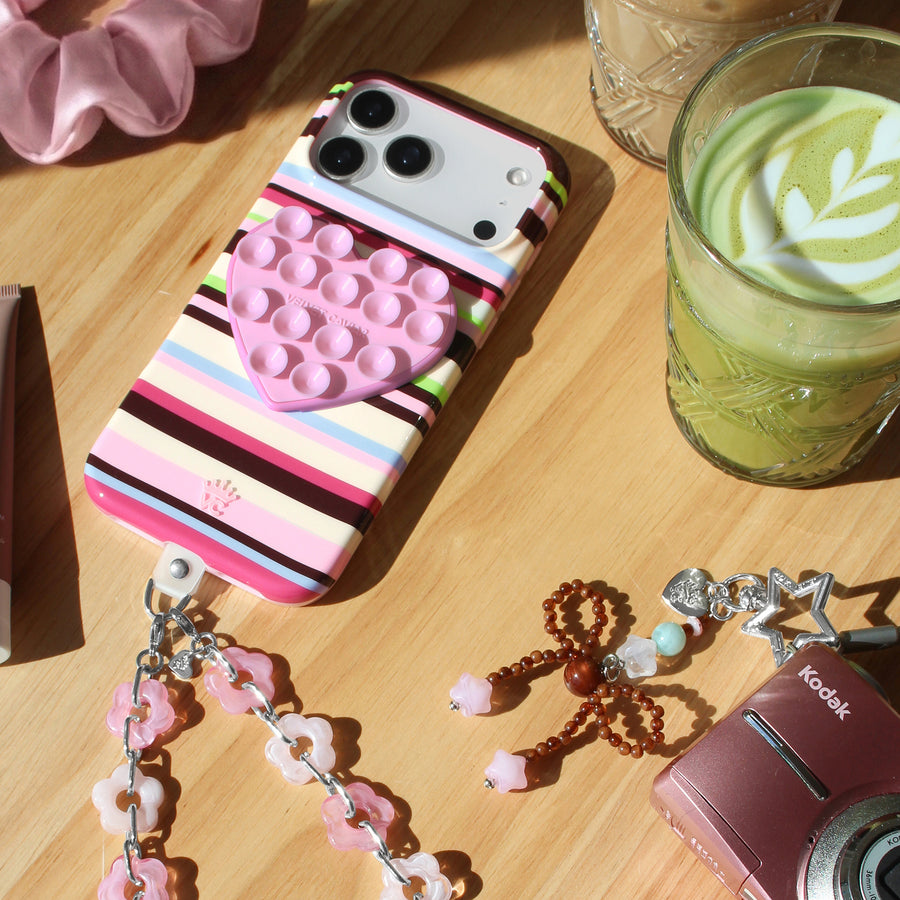Sweet Treat Stripes iPhone Case lifestyle