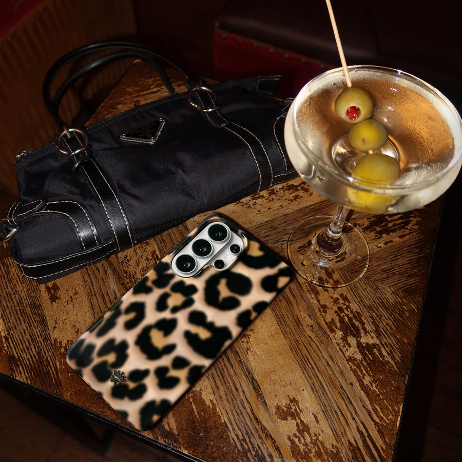 It Girl Blonde Leopard Samsung Case lifestyle