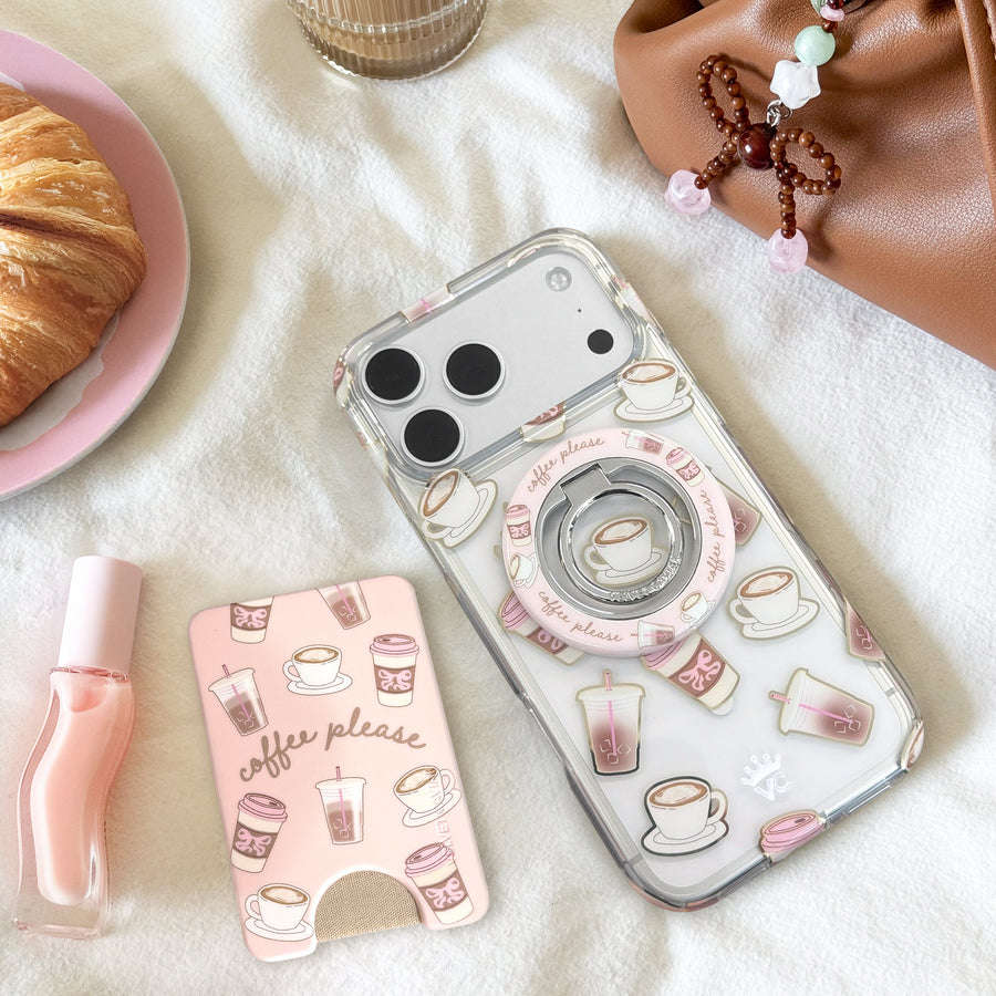 Coffee Please iPhone Case lifestyle