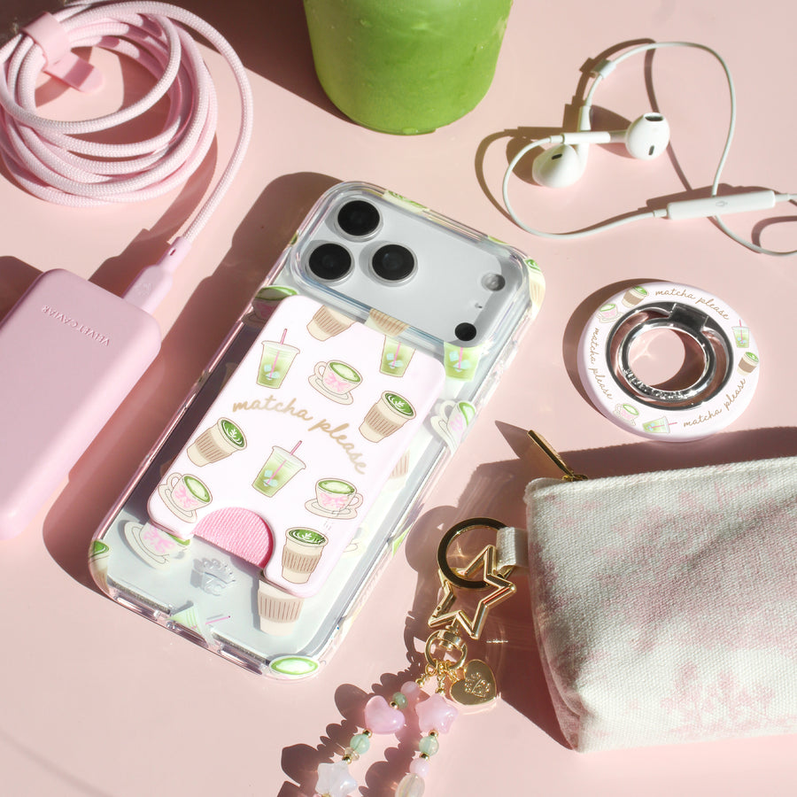 Matcha Please iPhone Case lifestyle