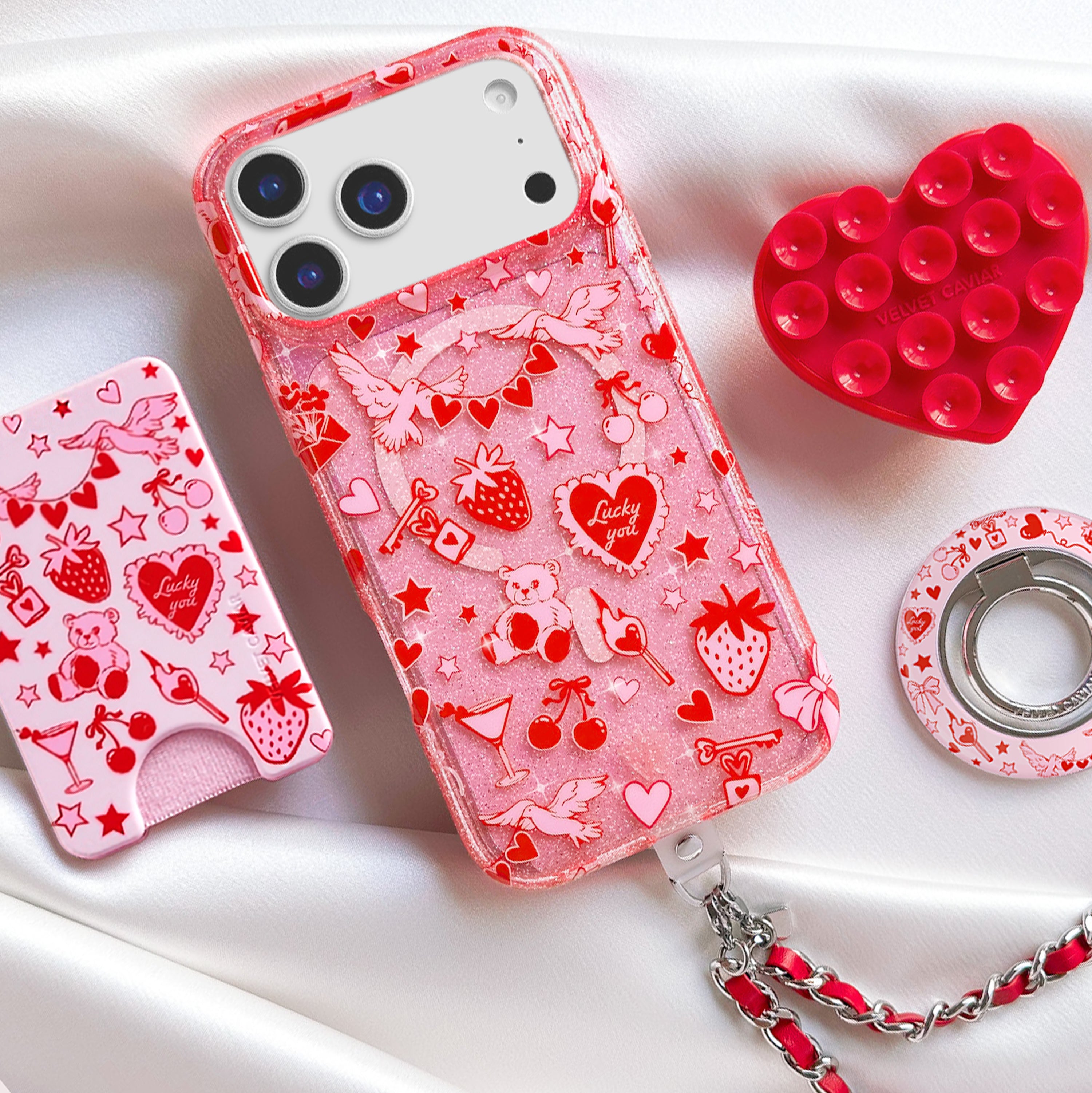 Be Mine Glitter iPhone Case