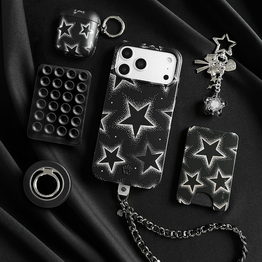 Crystal Chrome Stars iPhone Case lifestyle