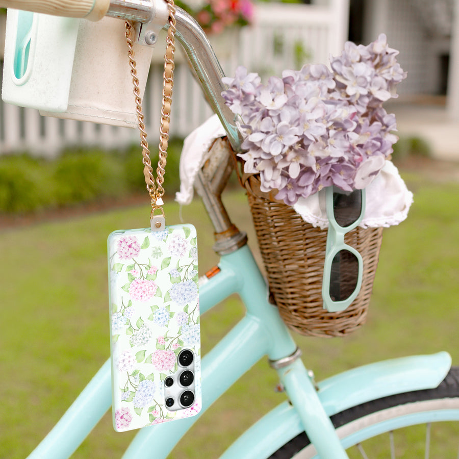 Hydrangea Floral Samsung Case lifestyle