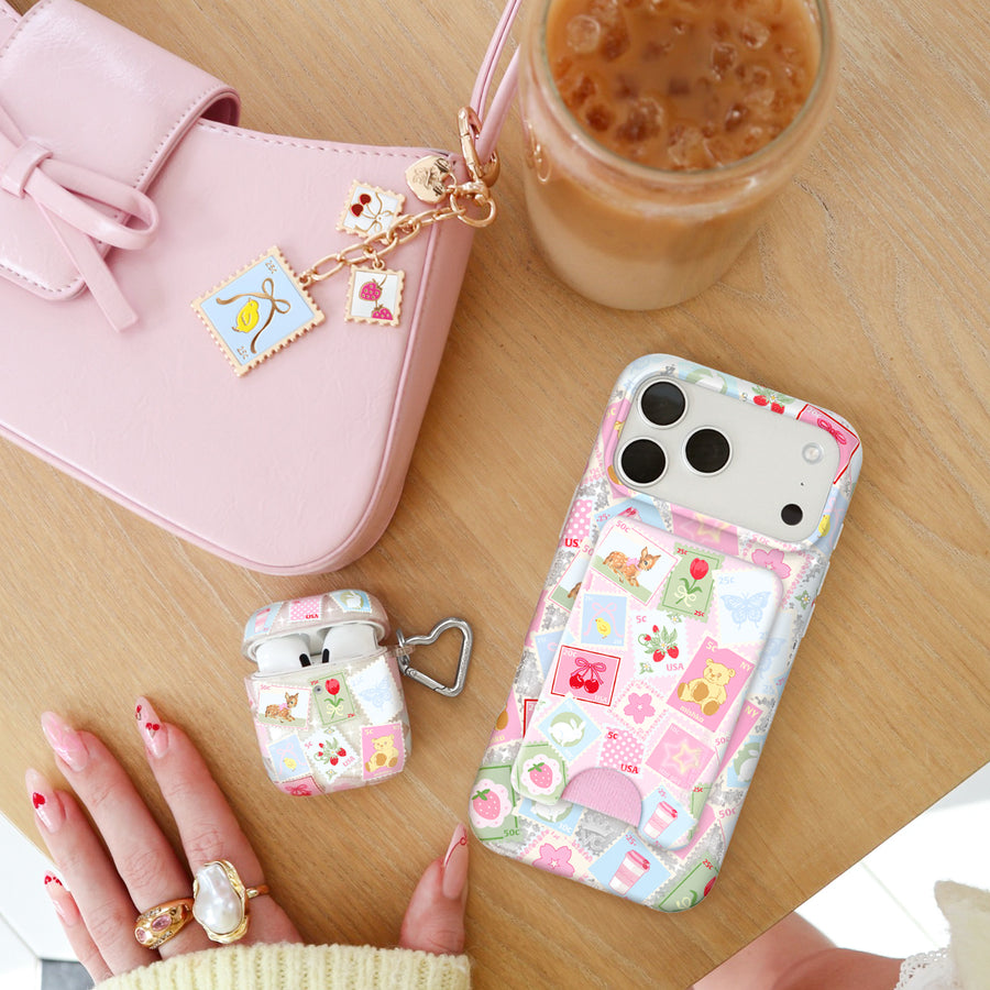 Spring Whimsy Stamps Glitter iPhone Case lifestyle