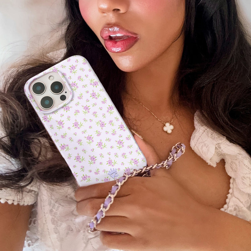 Dainty Lilac Floral iPhone Case