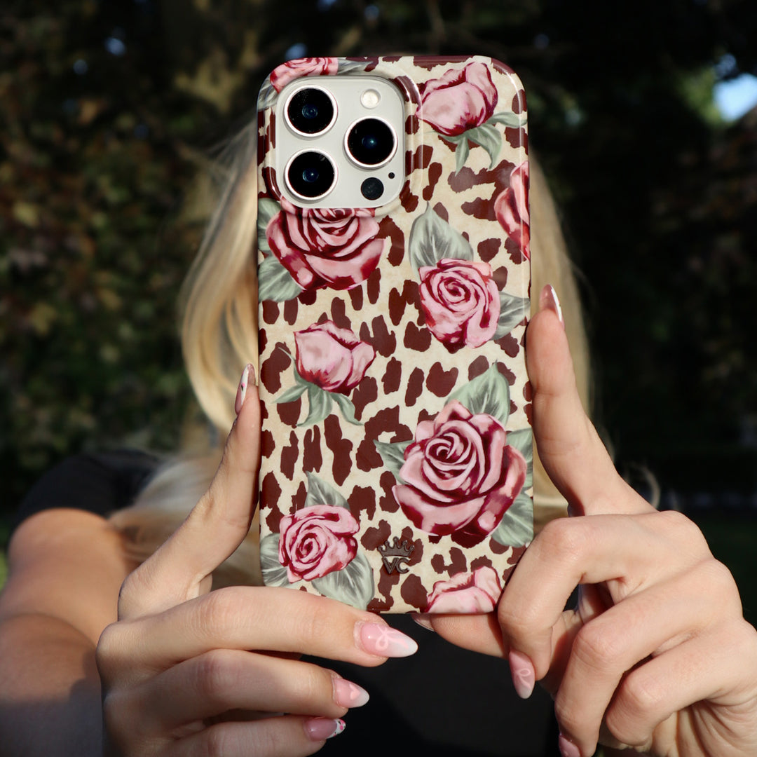 Rosy Leopard iPhone Case