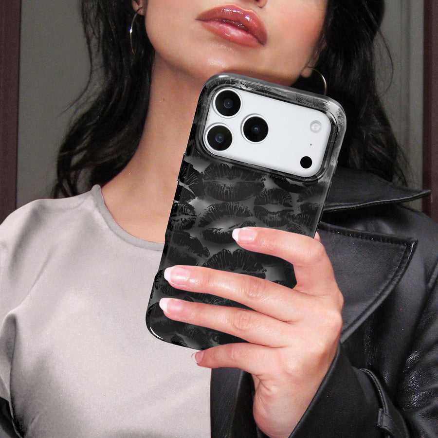 Kiss Me Goodnight iPhone Case lifestyle