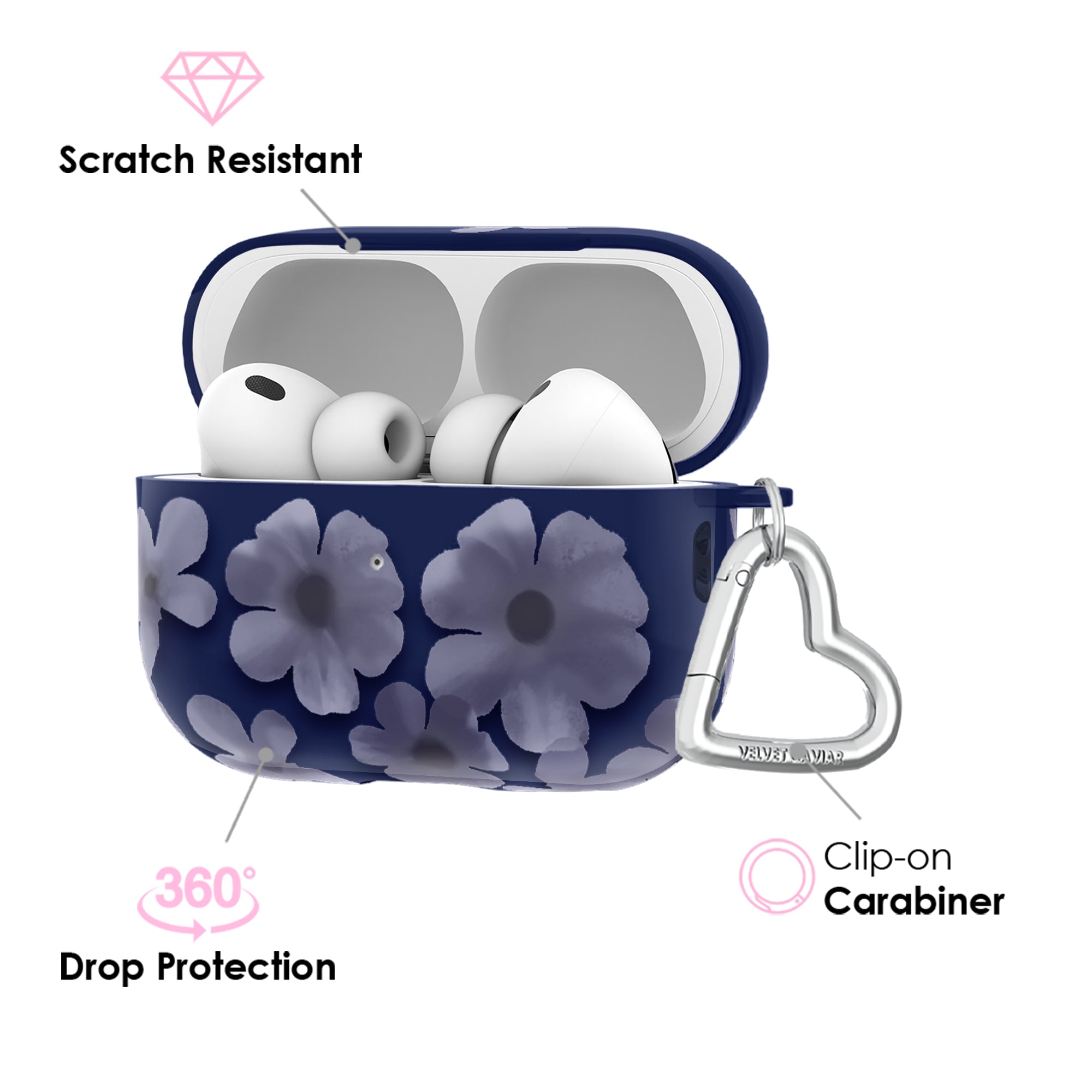 Midnight Blossom AirPod Case