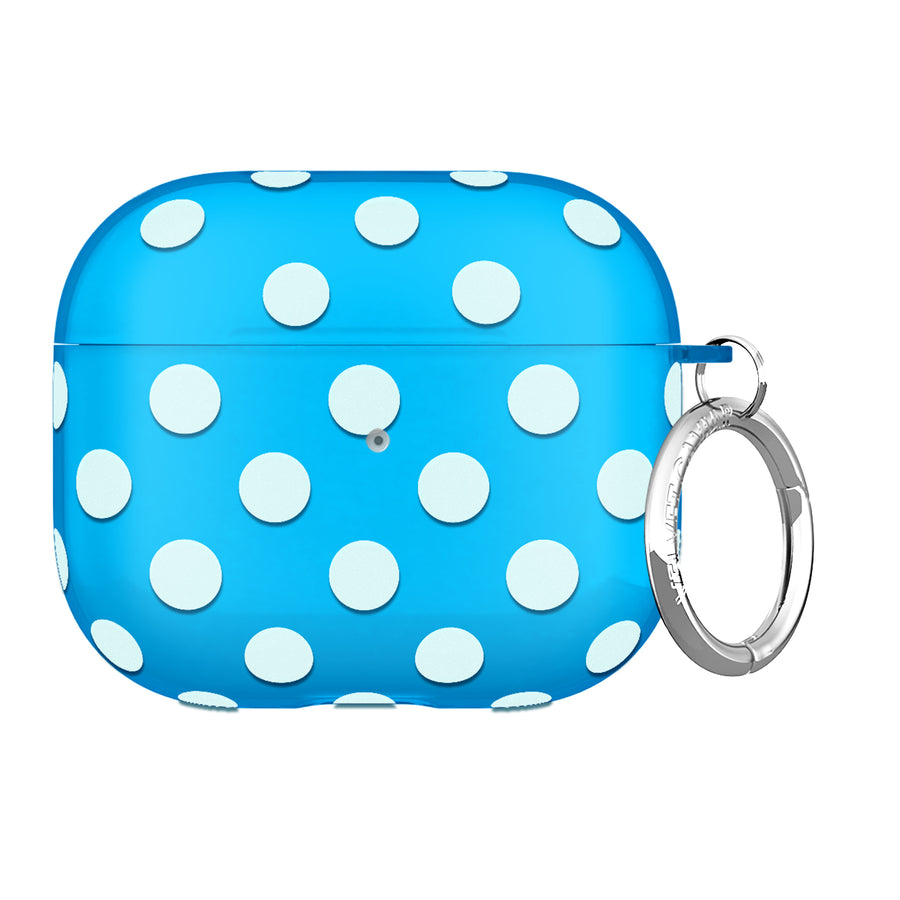 Aquamarine Polka Dot  AirPod Case