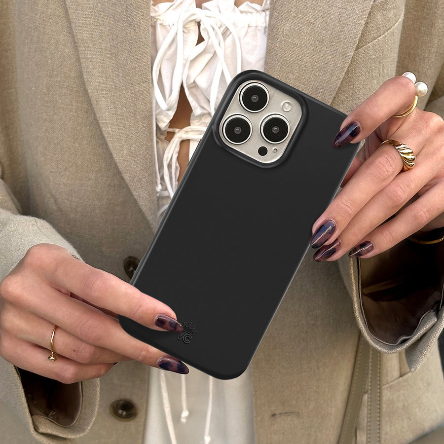 Just Black iPhone Case lifestyle