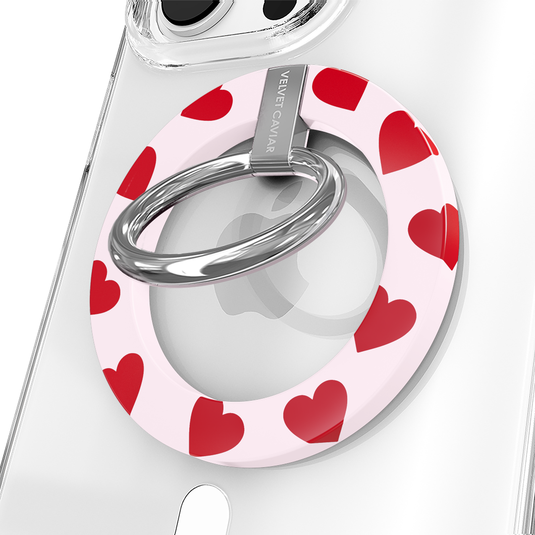 Red Heart MagSafe Grip Ring