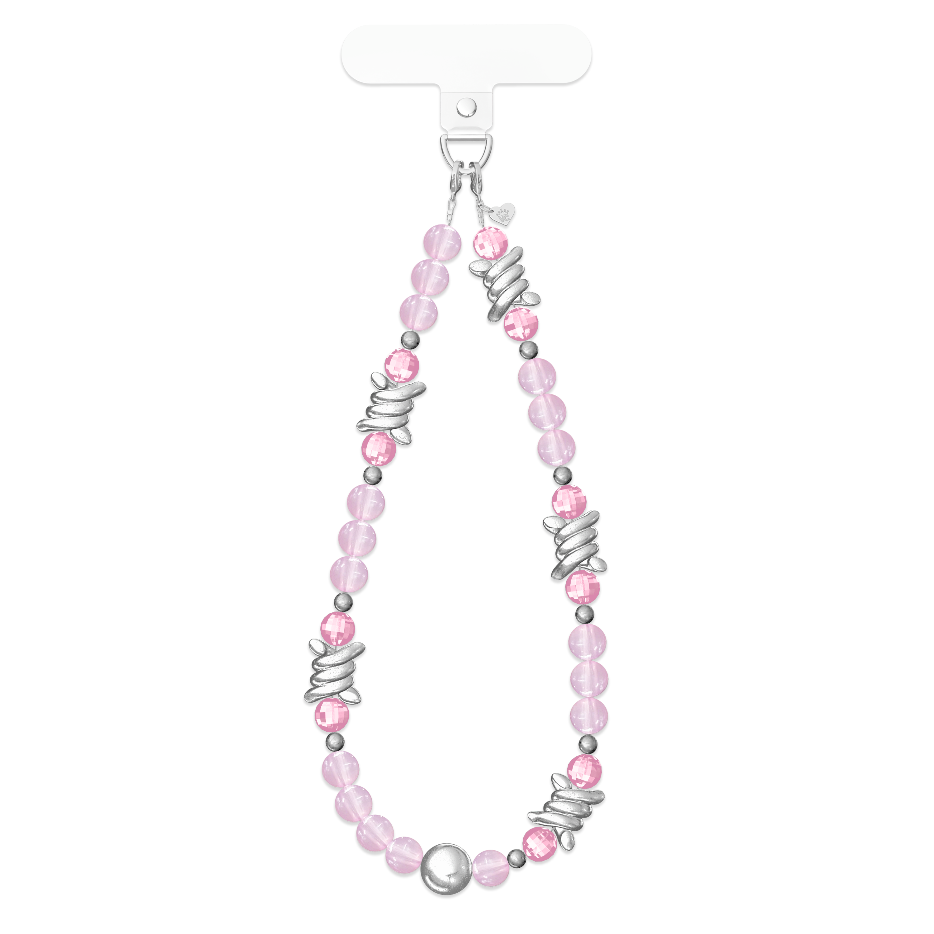 Pink Barbed Wire Phone Charm - Thumbnail 2