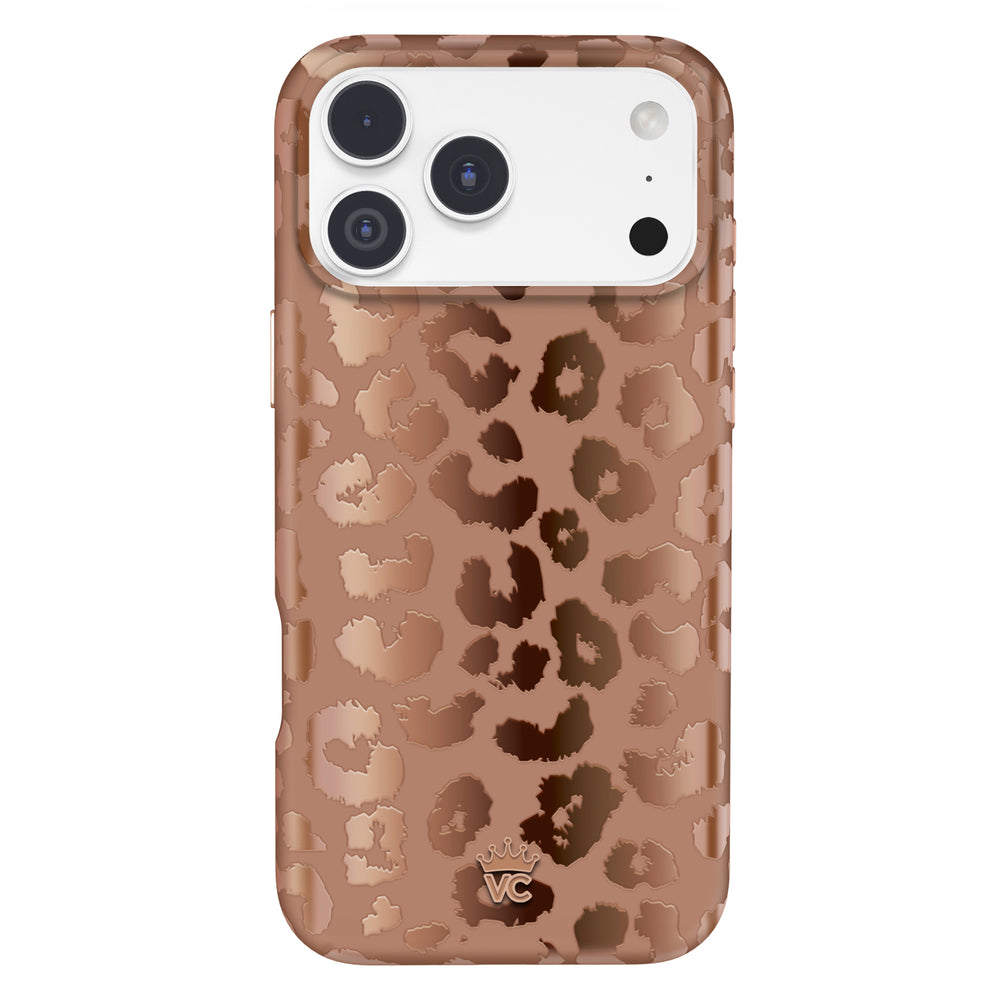 Bronze Chrome Leopard iPhone Case iPhone 13 Pro Max Bronze Chrome Leopard iPhone Case iPhone 13 Pro Max