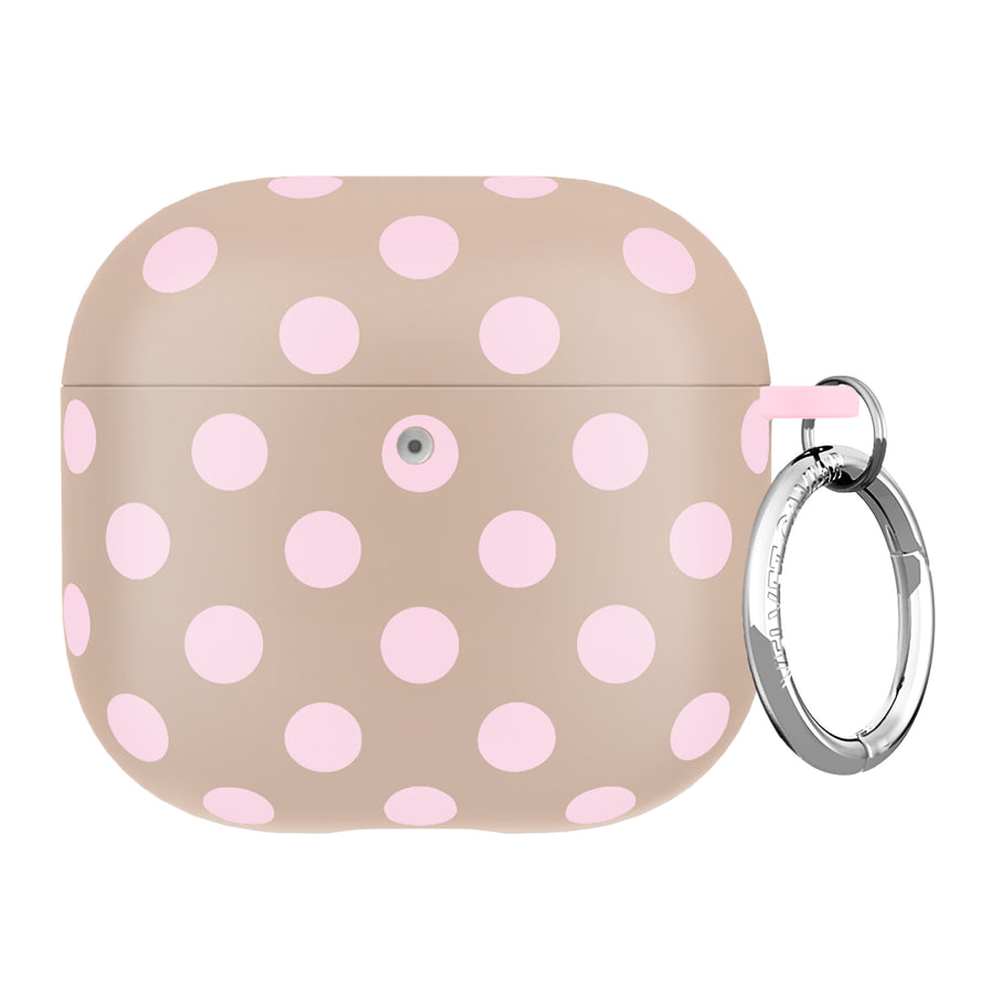 Brown Sugar Polka Dot AirPod Case