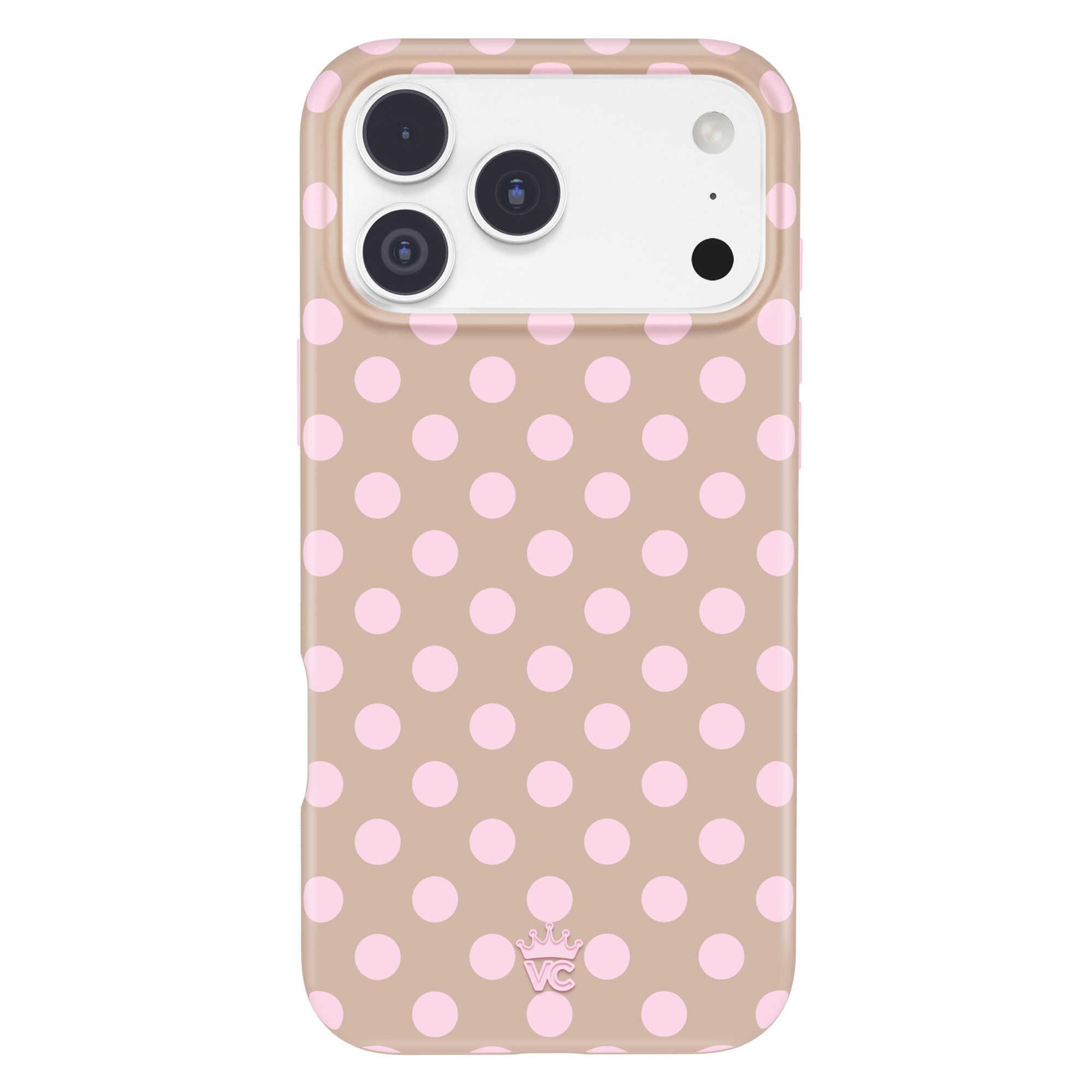 Brown Sugar Polka Dot iPhone Case