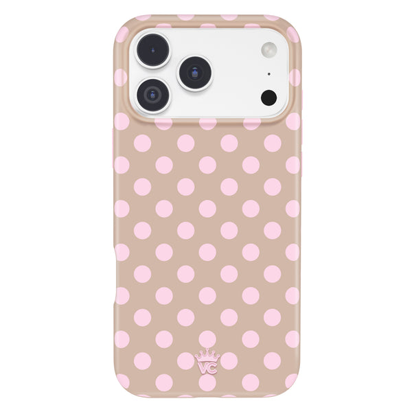 Brown Sugar Polka Dot iPhone Case