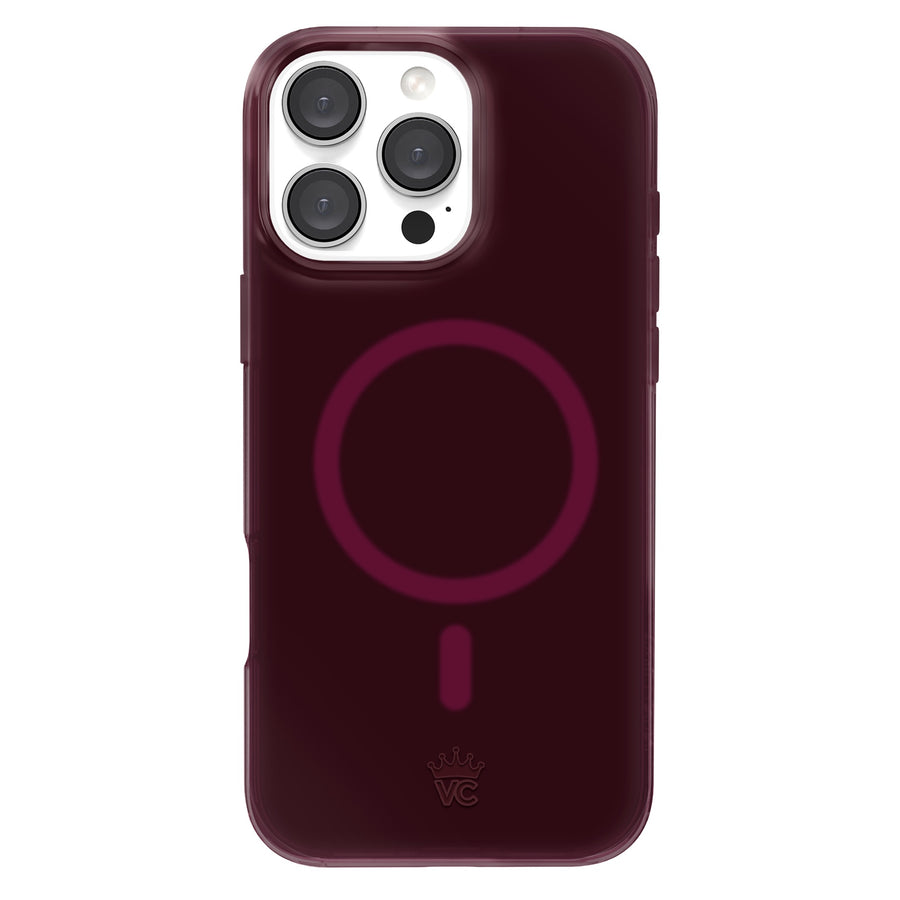 Burgundy 1990 Jelly iPhone Case