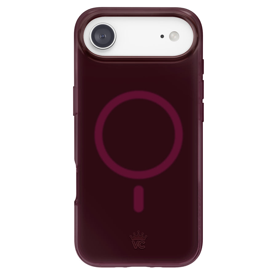 Burgundy 1990 Jelly iPhone Case