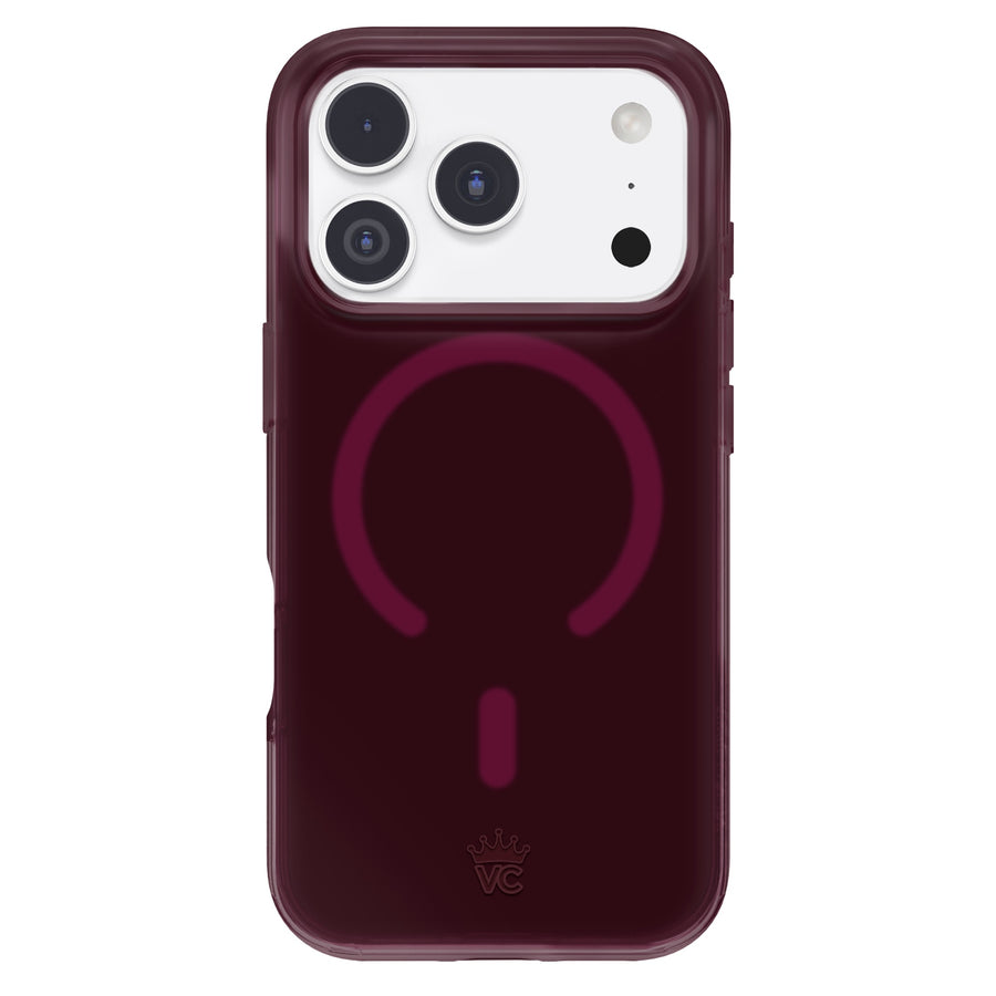 Burgundy 1990 Jelly iPhone Case