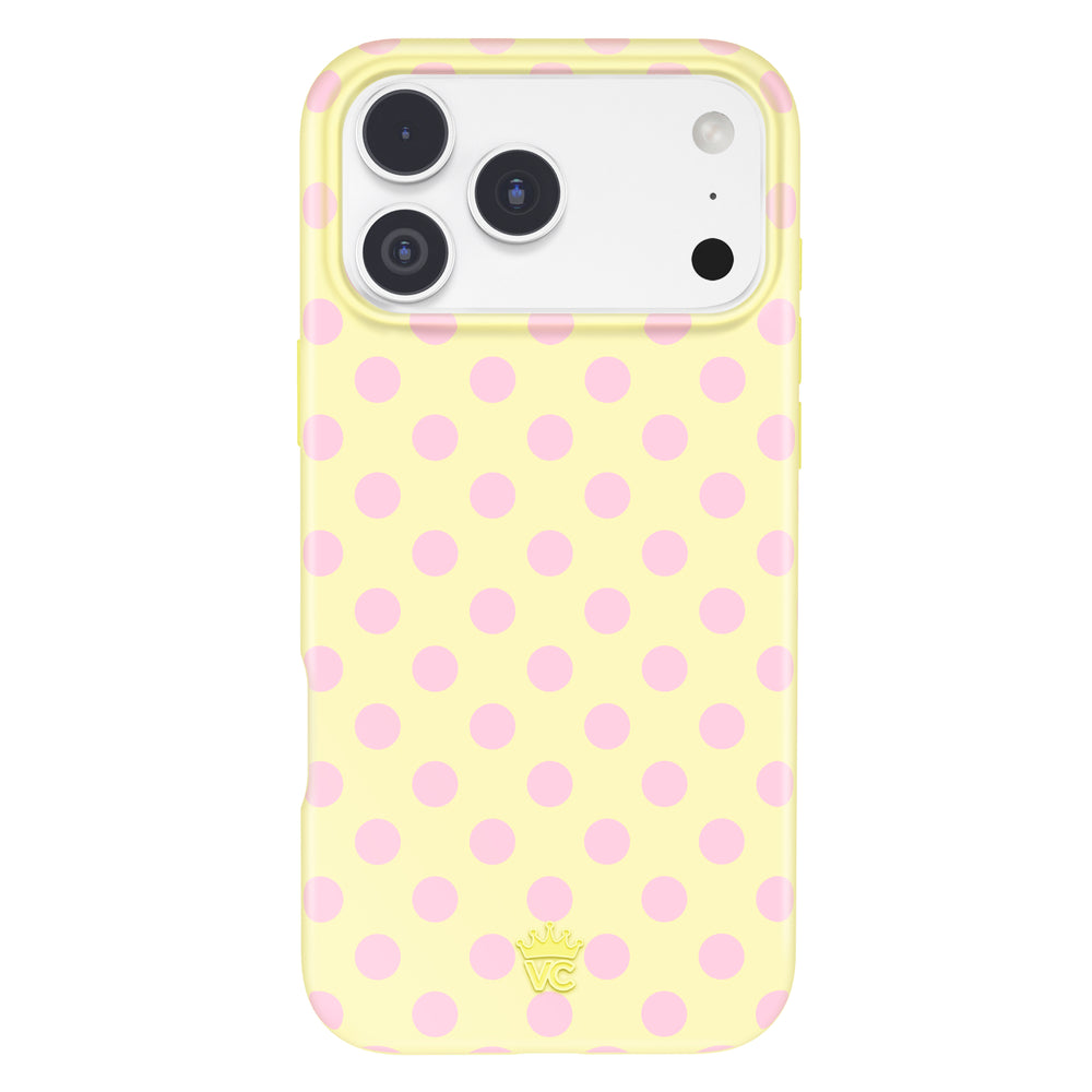 Buttercream Polka Dot iPhone Case iPhone 14 Pro Max