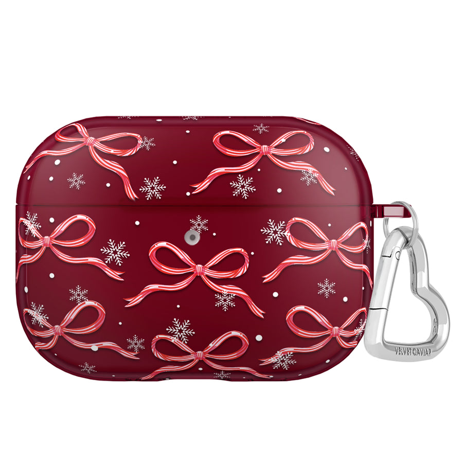Candy Cane Bows AirPod Case