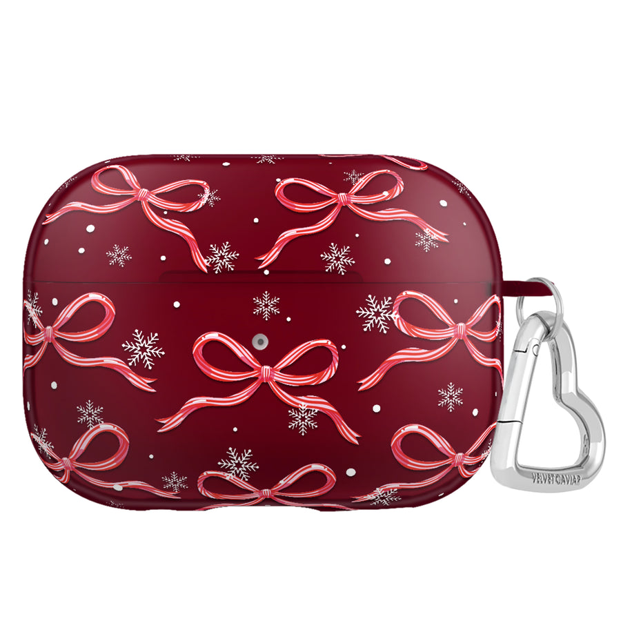 Candy Cane Bows AirPod Case