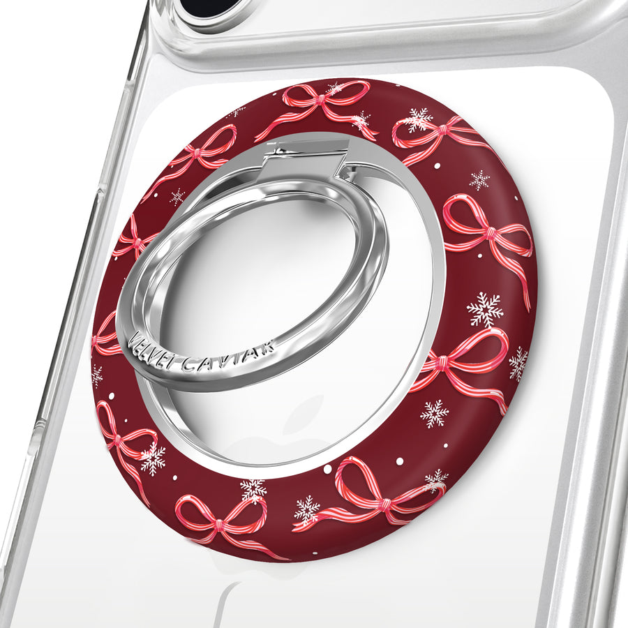 Candy Cane Bows MagSafe Grip Ring