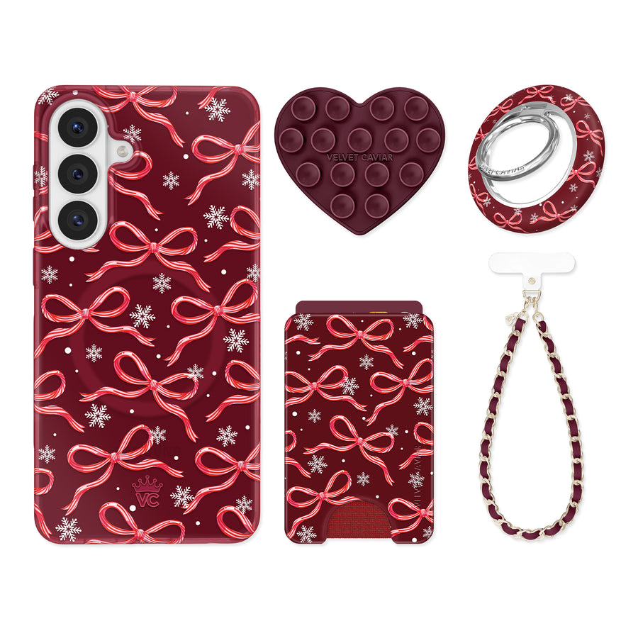 Candy Cane Bows Samsung Bundle Set