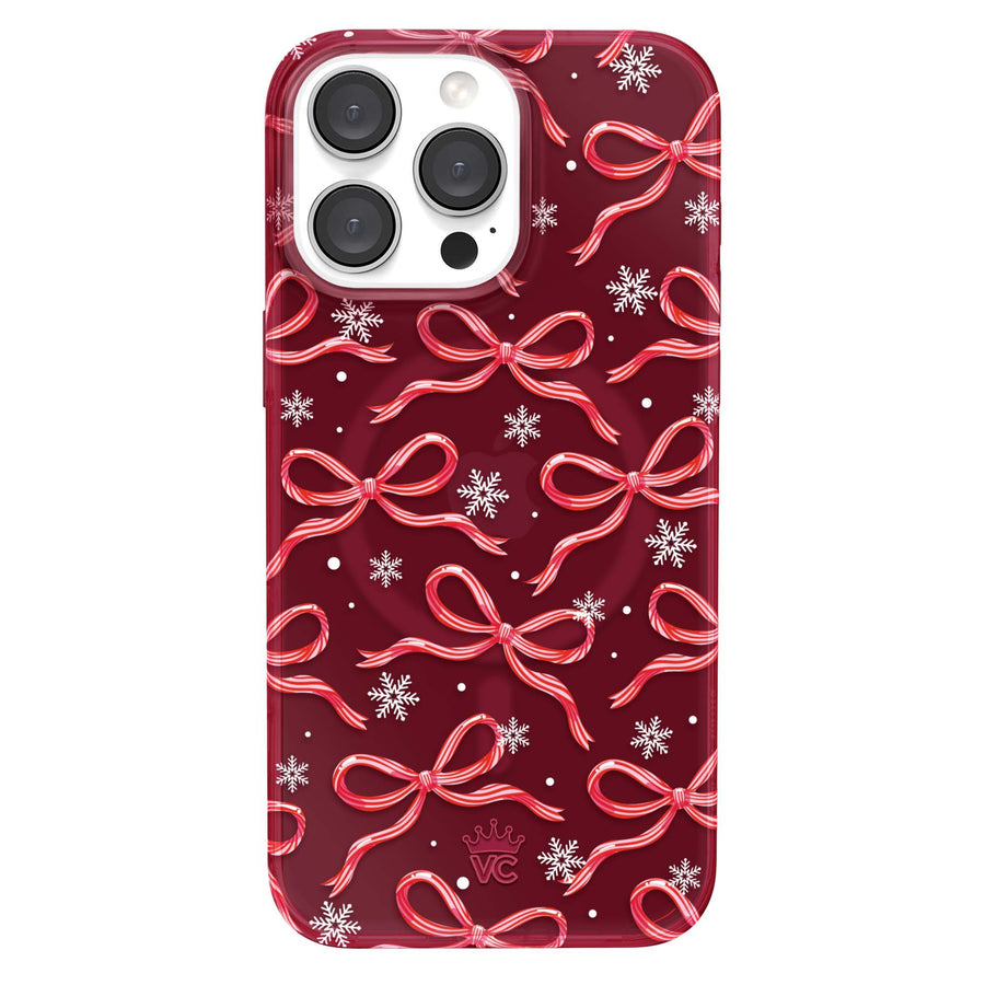 Candy Cane Bows iPhone Case